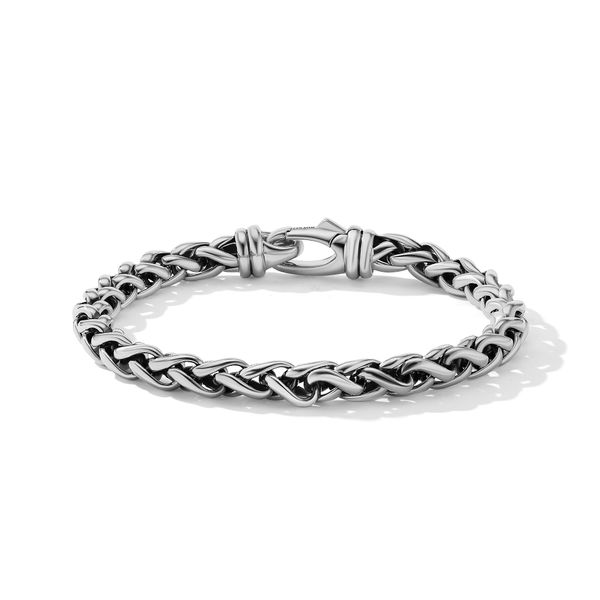 Wheat Chain Bracelet in Sterling Silver, 6mm Image 2 Orloff Jewelers Fresno, CA