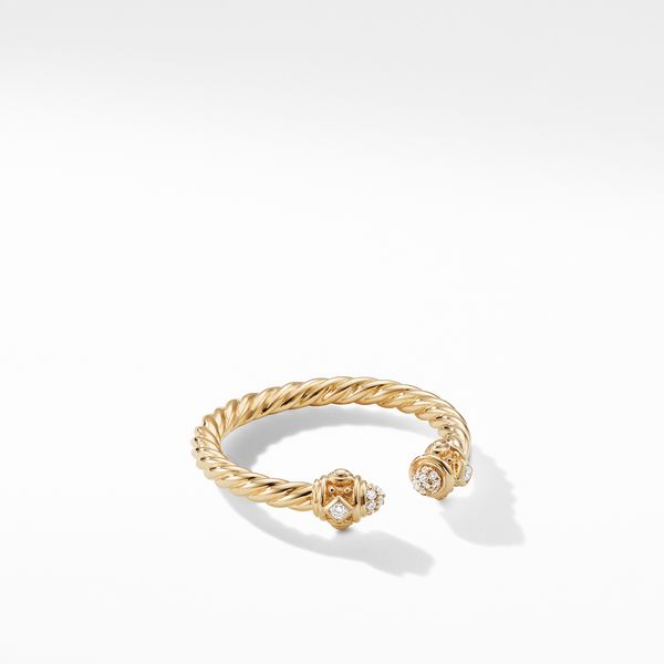 Renaissance Ring in 18K Yellow Gold with Diamonds, 2.3mm Orloff Jewelers Fresno, CA