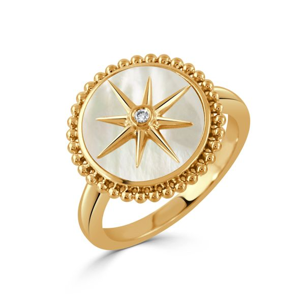 Dove's Jewelry Maritime Ring R10041WMP-1 18KY - Rings, Montica Jewelry