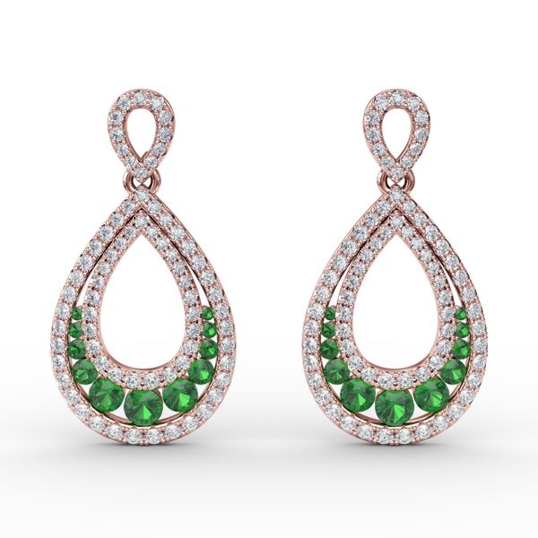Bedazzled Drop Earrings  Falls Jewelers Concord, NC