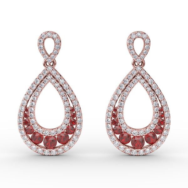 Bedazzled Drop Earrings  J. Thomas Jewelers Rochester Hills, MI