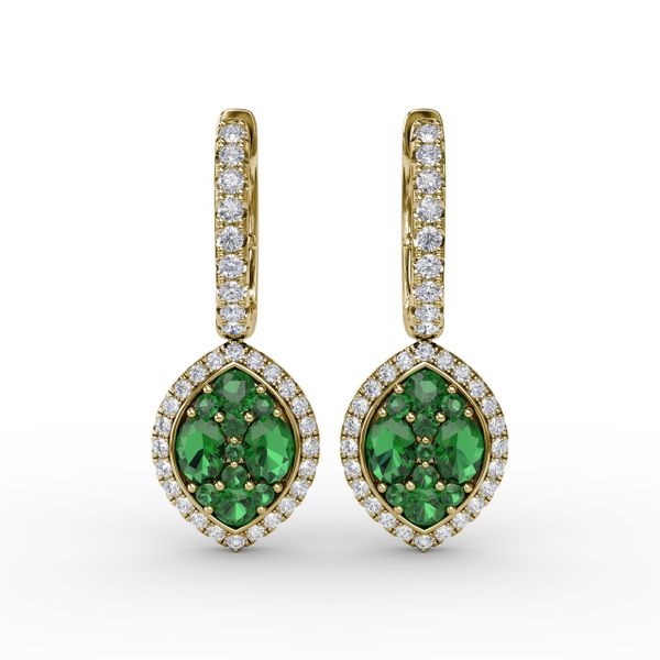 Marquise Shaped Dangle Earrings  Selman's Jewelers-Gemologist McComb, MS