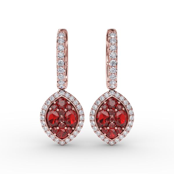 Marquise Shaped Dangle Earrings  Cornell's Jewelers Rochester, NY