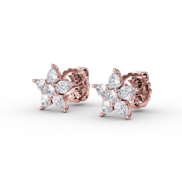 Shine Bright Diamond Star Stud Earrings  Image 2 LeeBrant Jewelry & Watch Co Sandy Springs, GA