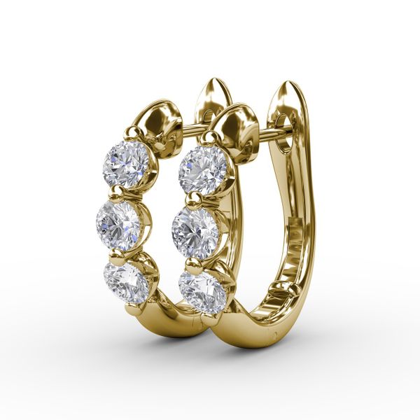 Dainty and Delightful Diamond Hoop Earrings  Graham Jewelers Wayzata, MN