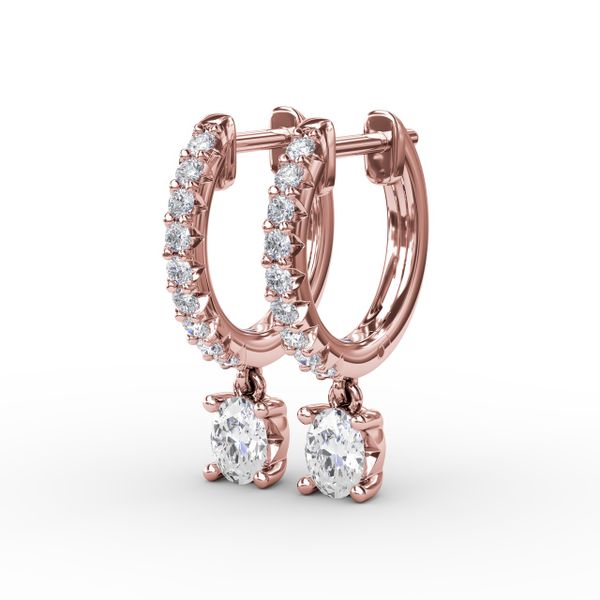 Oval Diamond Drop Earrings  LeeBrant Jewelry & Watch Co Sandy Springs, GA