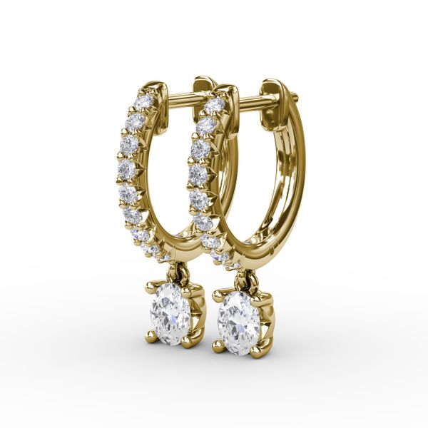Oval Diamond Drop Earrings  LeeBrant Jewelry & Watch Co Sandy Springs, GA