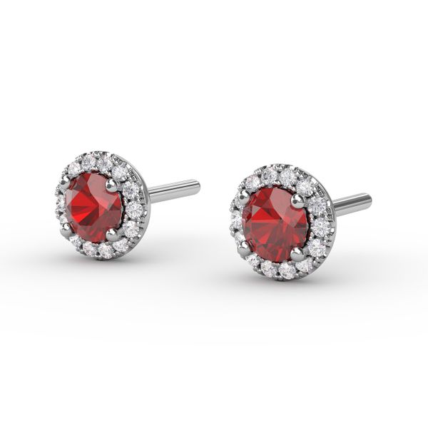 Dazzling Brilliant Cut Stud Earrings  Image 2 Cornell's Jewelers Rochester, NY