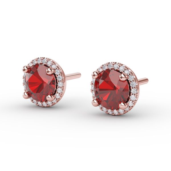 Dazzling Brilliant Cut Stud Earrings  Image 2 Sanders Diamond Jewelers Pasadena, MD