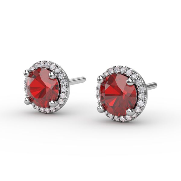 Dazzling Brilliant Cut Stud Earrings  Image 2 Conti Jewelers Endwell, NY