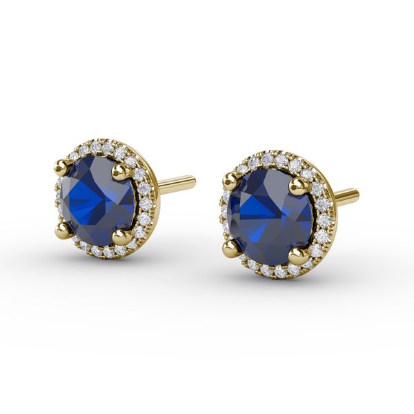 Dazzling Brilliant Cut Stud Earrings  Image 2 Conti Jewelers Endwell, NY