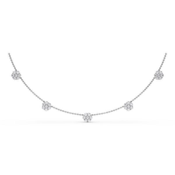 Petals Of Love Diamond Necklace  Harris Jeweler Troy, OH