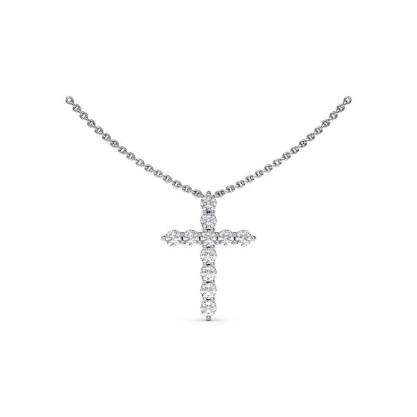Diamond Prong Cross Necklace Parris Jewelers Hattiesburg, MS