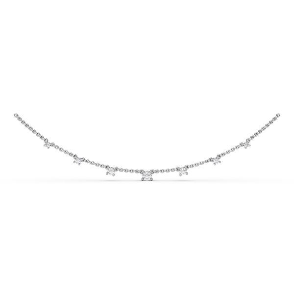 Shared Prong Diamond Necklace  Parris Jewelers Hattiesburg, MS