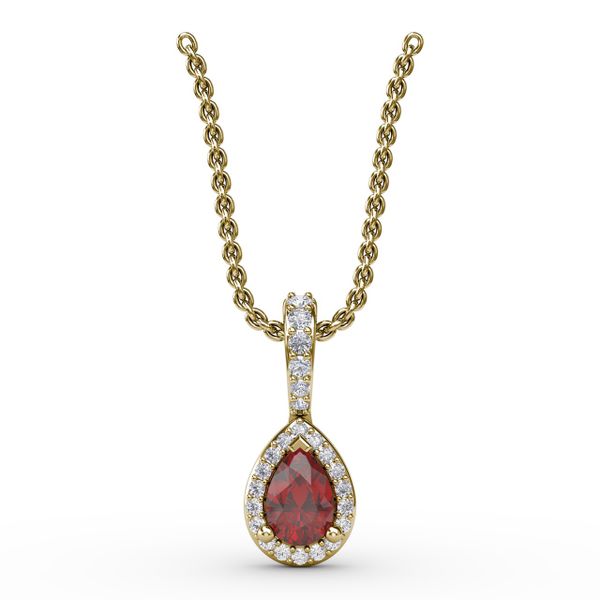 Statement Ruby and Diamond Pendant Bell Jewelers Murfreesboro, TN
