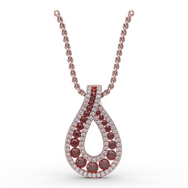 Infinity Loop Ruby Pendant  Jacqueline's Fine Jewelry Morgantown, WV