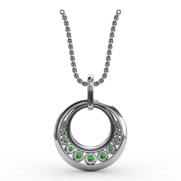 Always and Forever Emerald Pendant  Image 3 LeeBrant Jewelry & Watch Co Sandy Springs, GA