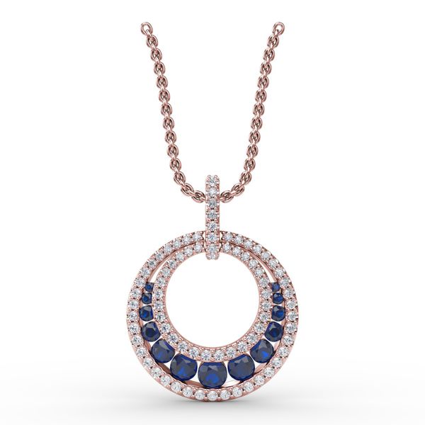 Always and Forever Sapphire Pendant  S. Lennon & Co Jewelers New Hartford, NY