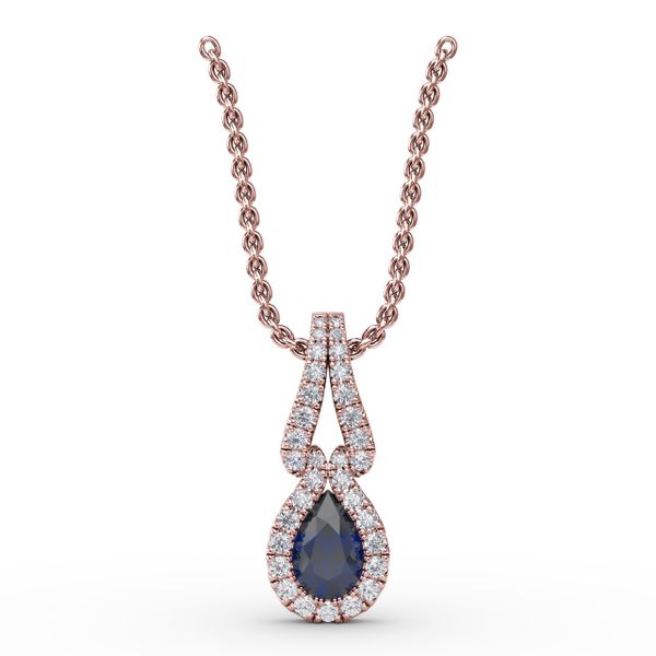 Make A Statement Sapphire and Diamond Pendant Selman's Jewelers-Gemologist McComb, MS