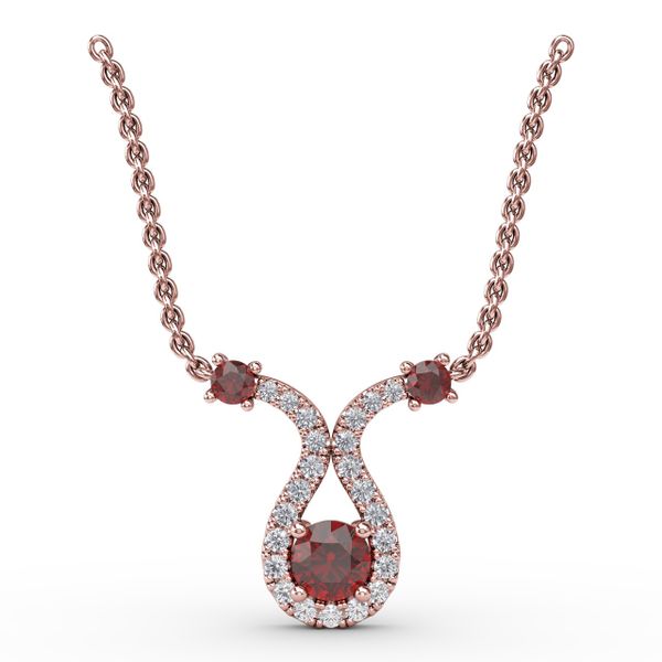 Full of Life Ruby and Diamond Pendant Conti Jewelers Endwell, NY