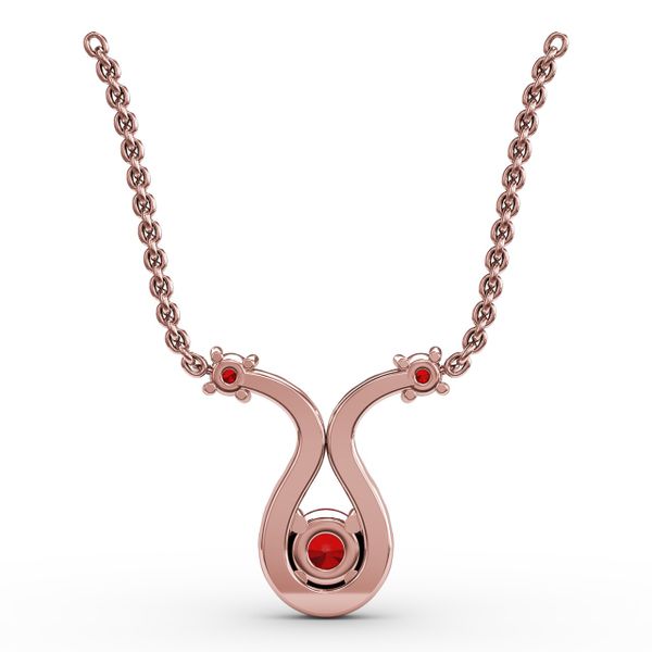 Full of Life Ruby and Diamond Pendant Image 3 LeeBrant Jewelry & Watch Co Sandy Springs, GA