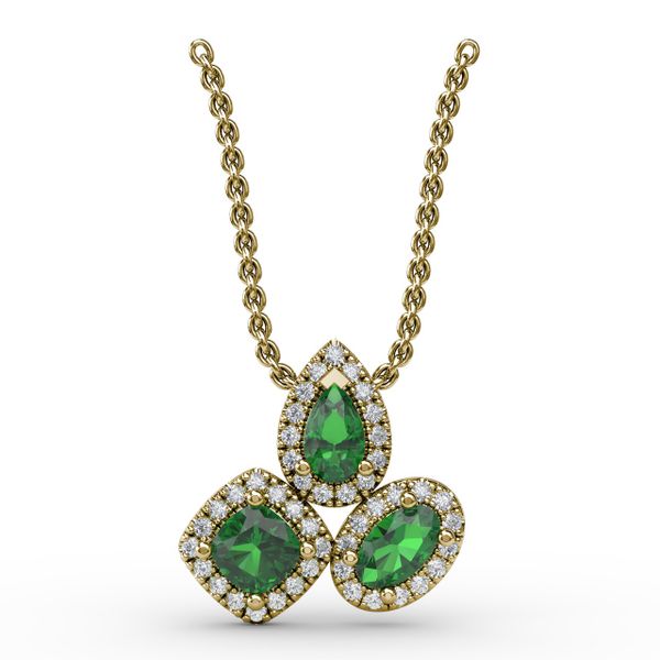 Never Dull Your Shine Emerald and Diamond Pendant LeeBrant Jewelry & Watch Co Sandy Springs, GA