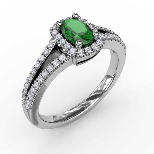 Emerald ring vintage unique oval emerald engagement ring set rose gold –  WILLWORK JEWELRY
