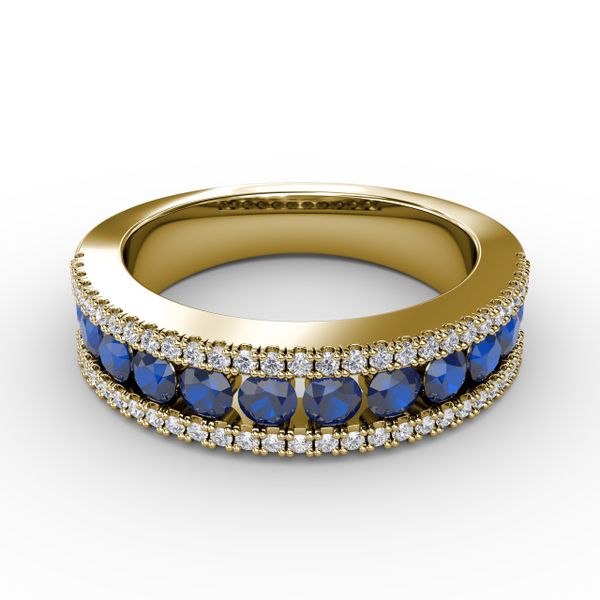 Destined To Be Sapphire and Diamond Ring Sanders Diamond Jewelers Pasadena, MD