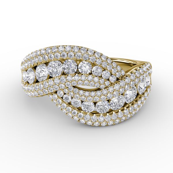 Intertwining Love Diamond Ring D. Geller & Son Jewelers Atlanta, GA