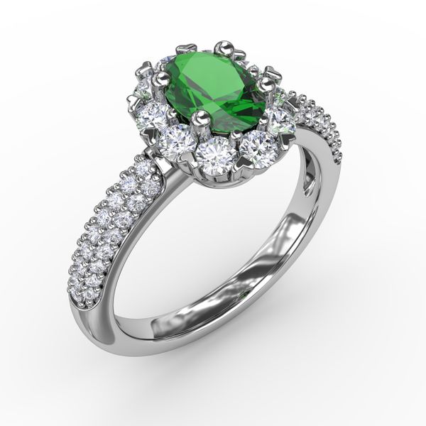 Blossoming Halo Ring  Image 2 S. Lennon & Co Jewelers New Hartford, NY