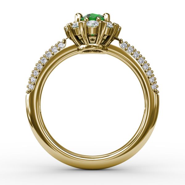 Blossoming Halo Ring  Image 3 Selman's Jewelers-Gemologist McComb, MS