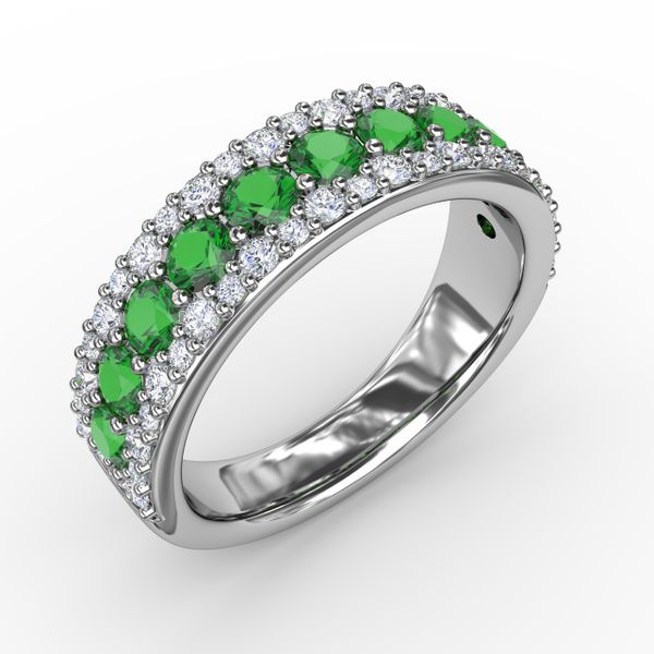 No One Like You Emerald and Diamond Ring Image 2 Castle Couture Fine Jewelry Manalapan, NJ
