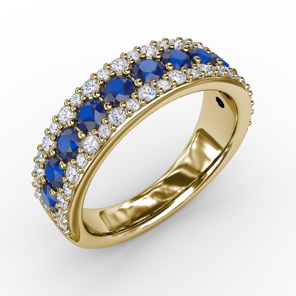 No One Like You Sapphire and Diamond Ring Image 2 Milano Jewelers Pembroke Pines, FL