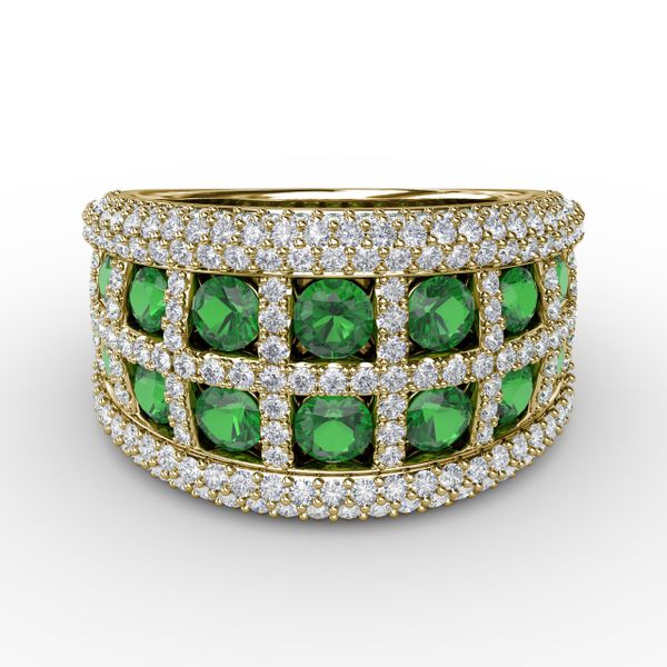 Bold and Beautiful Emerald and Diamond Ring  Conti Jewelers Endwell, NY