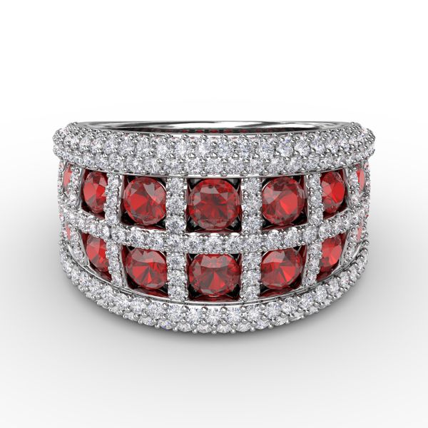 Bold and Beautiful Ruby and Diamond Ring  Conti Jewelers Endwell, NY