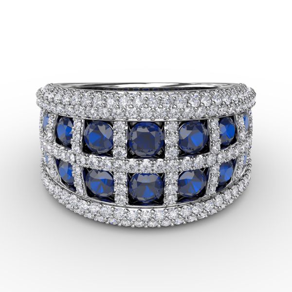 Bold and Beautiful Sapphire and Diamond Ring  Conti Jewelers Endwell, NY