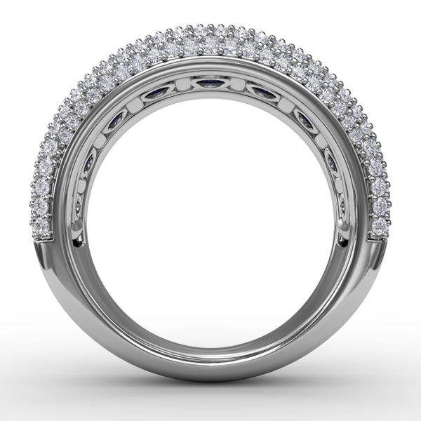 Bold and Beautiful Sapphire and Diamond Ring  Image 3 Sanders Diamond Jewelers Pasadena, MD