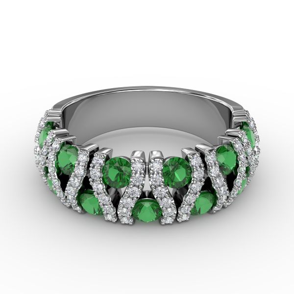 Make A Statement Emerald And Diamond Ring  Cornell's Jewelers Rochester, NY
