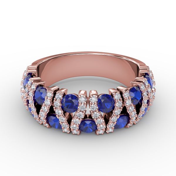 Make A Statement Sapphire And Diamond Ring  Lake Oswego Jewelers Lake Oswego, OR