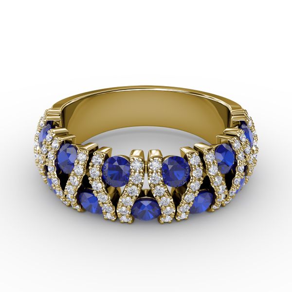 Make A Statement Sapphire And Diamond Ring  D. Geller & Son Jewelers Atlanta, GA