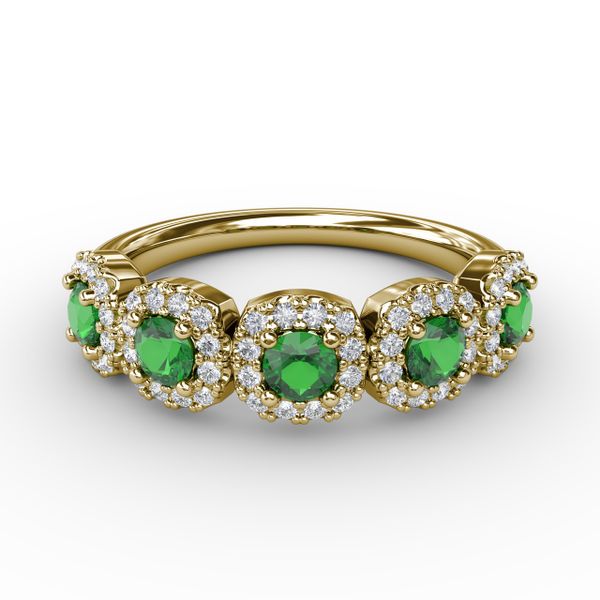 Blossoming Love Emerald and Diamond Ring Falls Jewelers Concord, NC