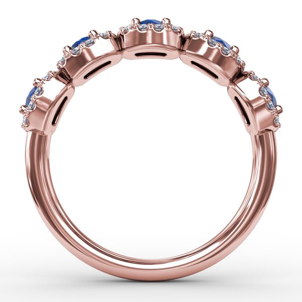 Blossoming Love Sapphire and Diamond Ring Image 3 D. Geller & Son Jewelers Atlanta, GA
