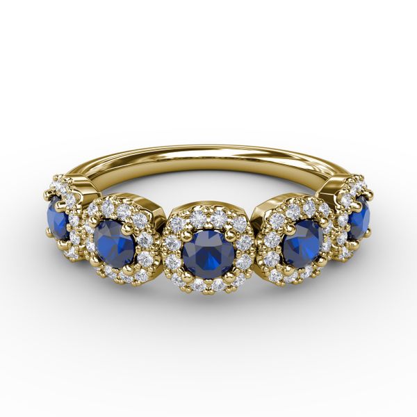 Blossoming Love Sapphire and Diamond Ring Conti Jewelers Endwell, NY