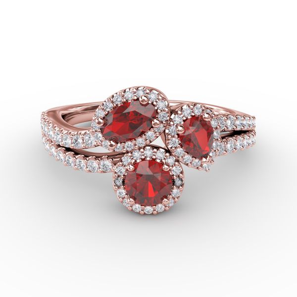 Feel The Elegance Ruby and Diamond Ring  Falls Jewelers Concord, NC