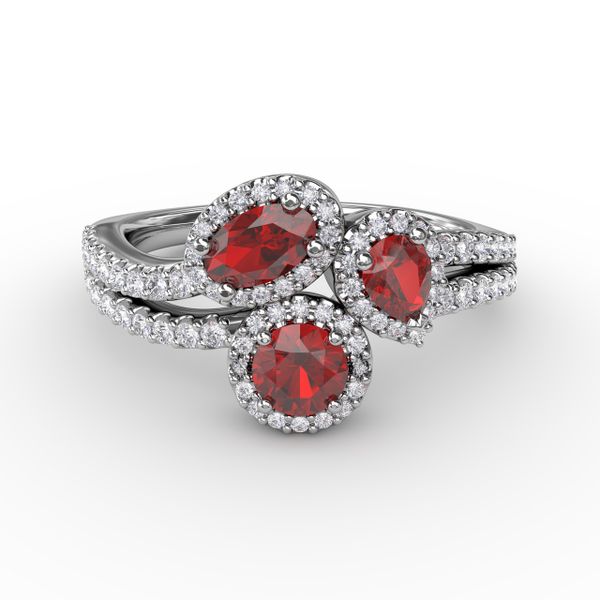Feel The Elegance Ruby and Diamond Ring  D. Geller & Son Jewelers Atlanta, GA