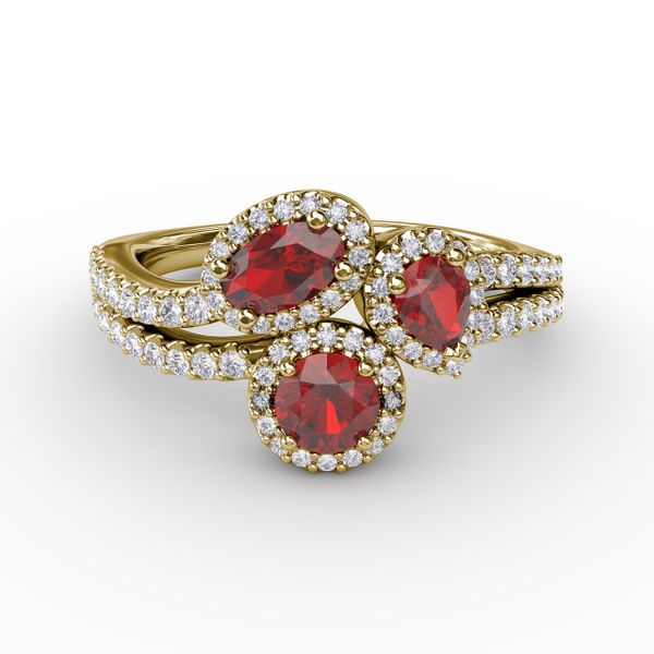 Feel The Elegance Ruby and Diamond Ring  John Herold Jewelers Randolph, NJ