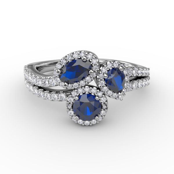 Feel The Elegance Sapphire and Diamond Ring  Reed & Sons Sedalia, MO
