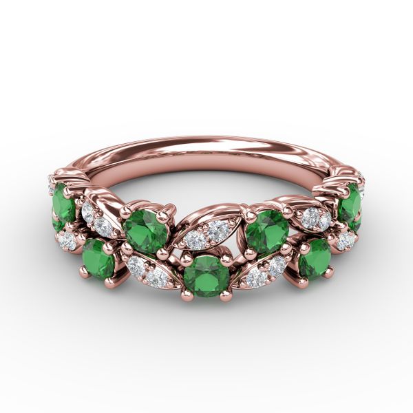 Marquise Emerald and Diamond Ring  J. Thomas Jewelers Rochester Hills, MI