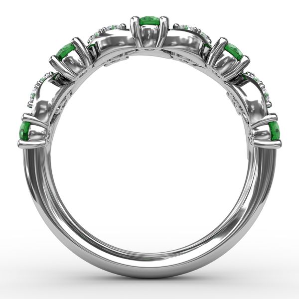 Marquise Emerald and Diamond Ring  Image 3 Bell Jewelers Murfreesboro, TN