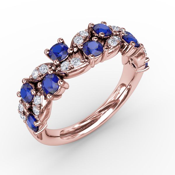 Marquise Sapphire and Diamond Ring  Image 2 Mesa Jewelers Grand Junction, CO